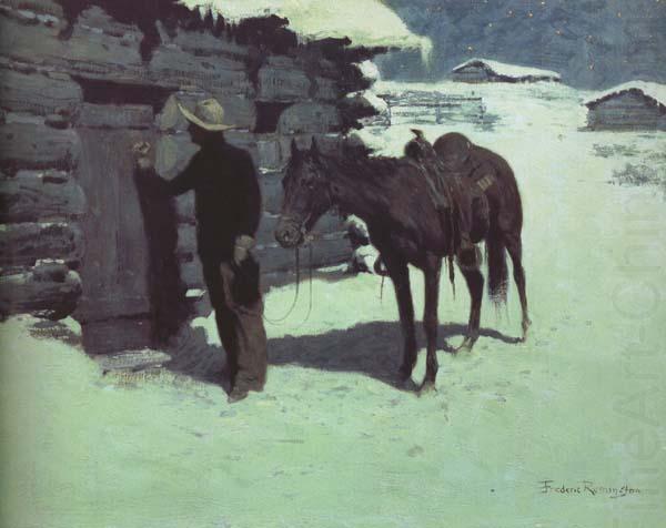 The Belated Traveler (mk43), Frederic Remington